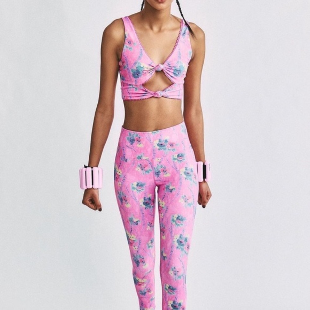 LoveShackFancy x Beach Riot Bowie Top & Piper Legging XS